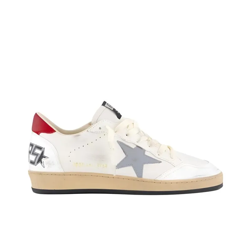 Golden Goose Ball Star Low Top Skateboard Shoes Men's White-1