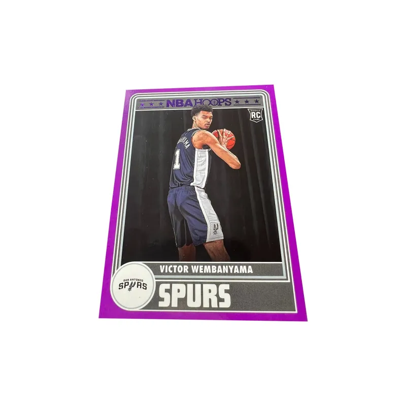 PANINI Spurs Wembanyama High End Customizable Hoops Player Card Rare Card Sports Cards 1 Piece-0
