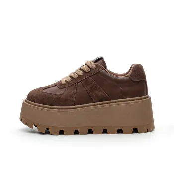 Ruomini Anti Slip And Wear Resistant Height Increasing Low Top Casual Shoes Women's