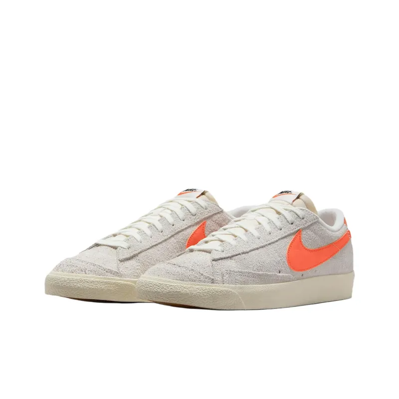 Nike Blazer Low '77 Prm Coconut Milk Safety Orange-1