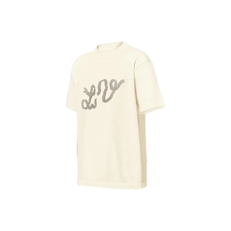 LOUIS VUITTON Embellished Short Sleeved Cotton Crewneck-2
