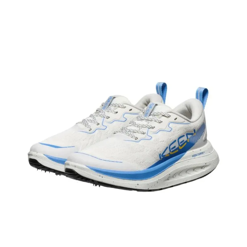KEEN WK400 Lightweight Low Top Casual Shoes Women's White Blue-2
