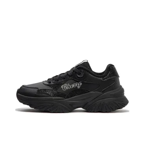 361° Cushioned Slip-Resistant Low-Top Casual Shoes Women's Black