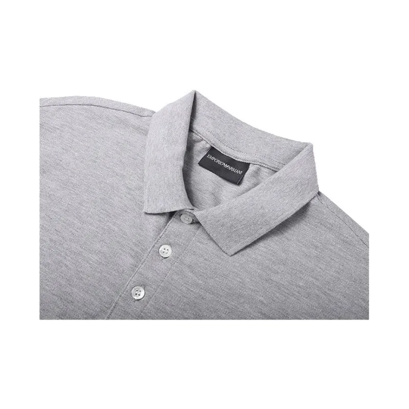EMPORIO ARMANI Polo Shirts Men Gray-2