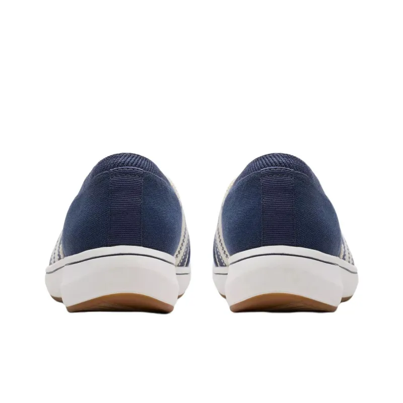 Clarks Breeze Sky Mist Casual Single Shoes 4cm Women's Blue-4