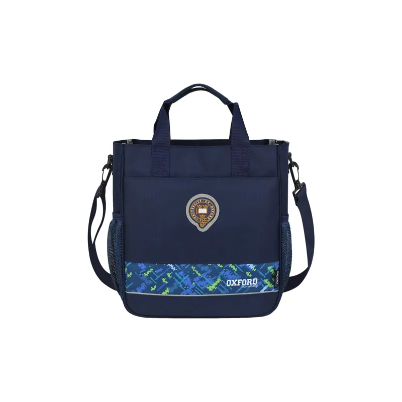 UNIVERSITY OF OXFORD Fabric Student Bag Regular Unisex Dark Blue/Dark Blue & Pink-0