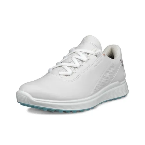 Ecco S Casual Anti-Slip Wear-Resistant Low-Top Golf Shoes Women's White