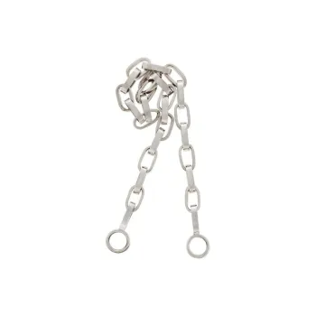 Marla Aaron 14kt White Gold Handmade Biker Chain Bracelet