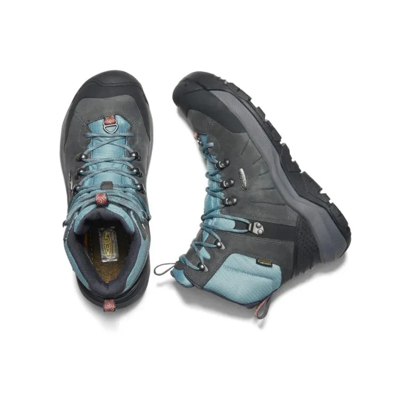 KEEN Revel 4 Abrasion Resistant High Top Hiking Shoes Women's Gray-3