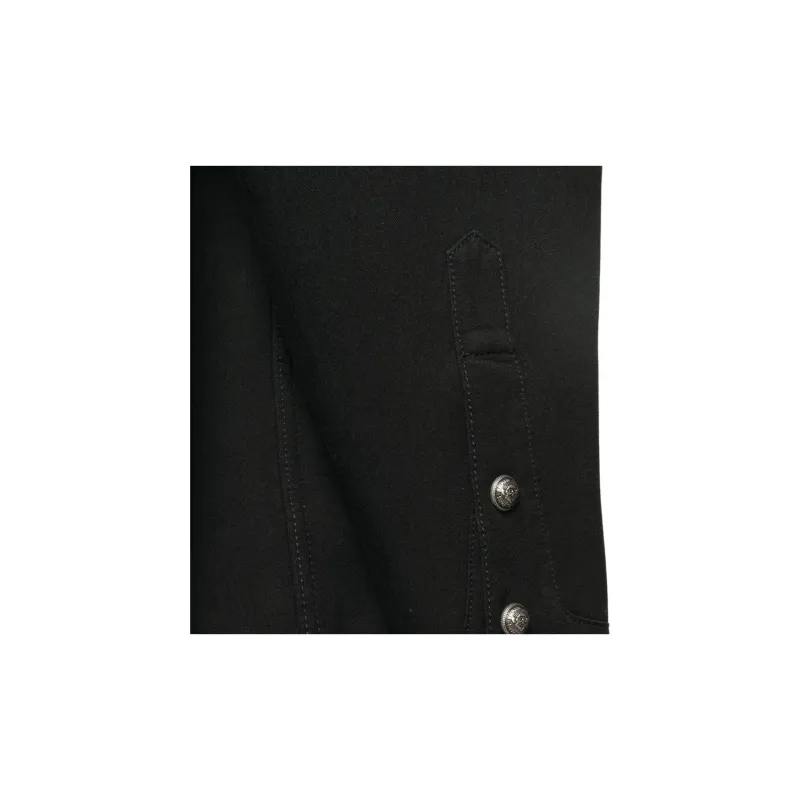 BALMAIN Denim Jackets Men Black-5