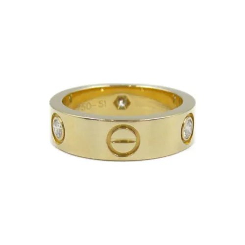 Cartier 2010s Pre-owned 18kt Yellow Gold Love Diamond Ring