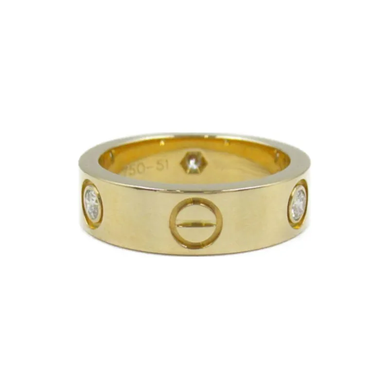 Cartier 2010s Pre-owned 18kt Yellow Gold Love Diamond Ring-0