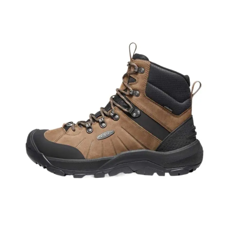KEEN Revel 4 Abrasion Resistant High Top Hiking Shoes Men's Brown-0
