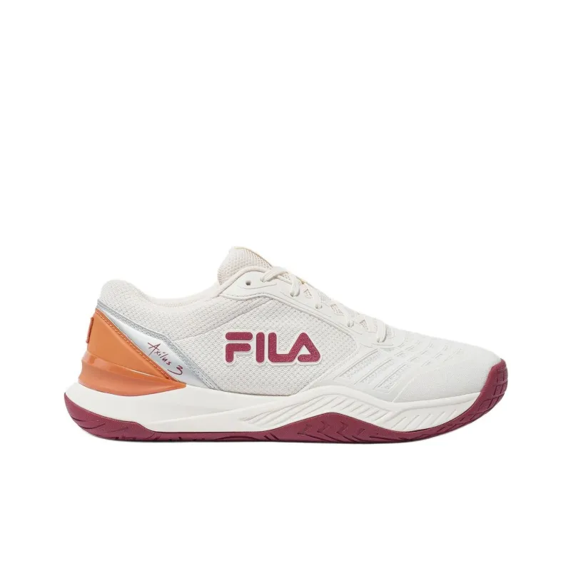 FILA Anti-Slip Wear-Resistant Low-Top Casual Shoes Unisex White Red-1