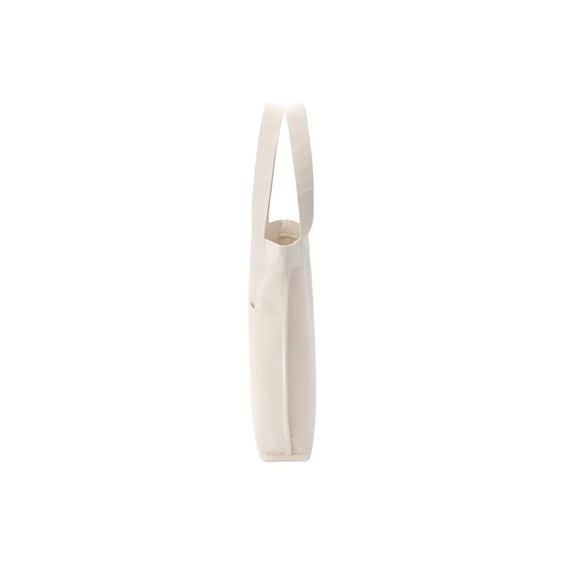 MUJI Cotton Tote Bag Shopping Bag Handbag Shoulder Bag Medium Size Unisex Original/Black-7