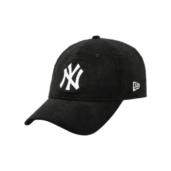 New Era Cotton Corduroy Baseball Caps Unisex Black