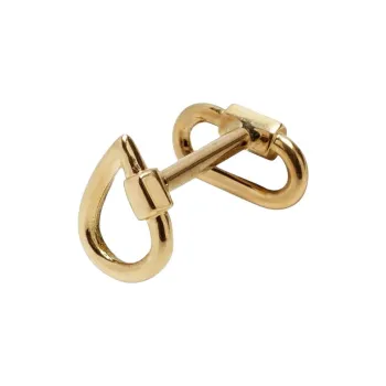 Marla Aaron 18kt Yellow Gold Drop Lockette Single Stud Earring
