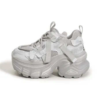 Milan Love Song Wear Resistant Lightweight Height Increasing Low Top Chunky Sneakers Women's