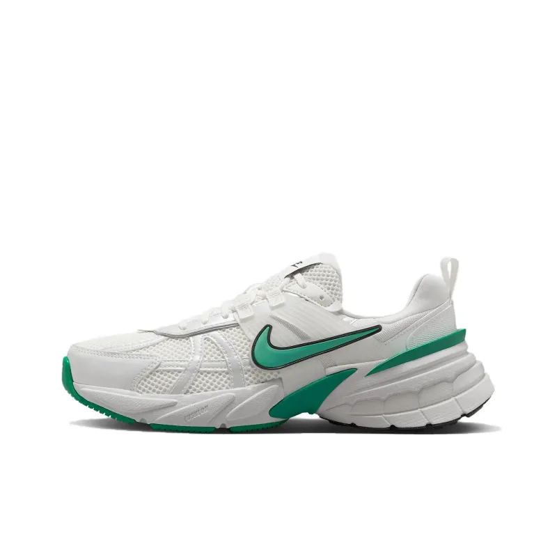 Nike V2K Run Anti Slip Wear Resistant Low Top Running Shoes Women's White-0