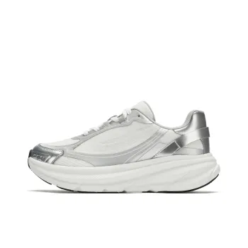 73Hours Lime Bubbles Anti Slip And Wear Resistant Height Increasing Low Top Casual Shoes Women's Silver White