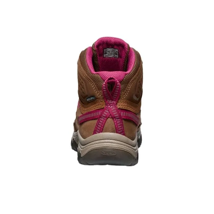KEEN Targhee 4 Wear-Resistant High-Top Hiking Shoes Women's Dark Brown-4