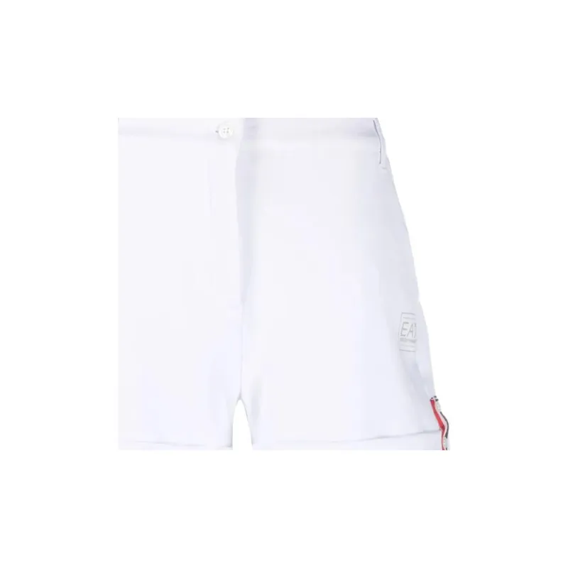 EMPORIO ARMANI EA7 SS23 Casual Shorts Women's White-3