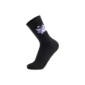 LiNing Sports Life Collection Mid Calf Socks Unisex 1 Pack Black