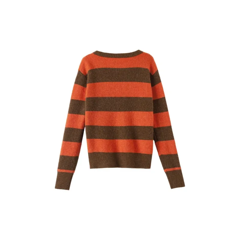 Late White Knitwear Women's Orange-2