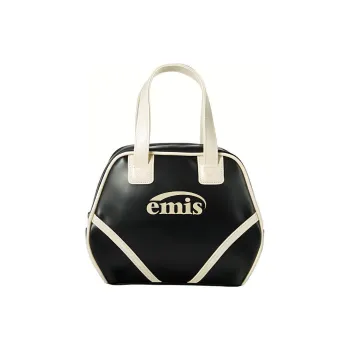 Emis PVC Tote Bag, Shopping Bag, Handbag Mini Unisex Black