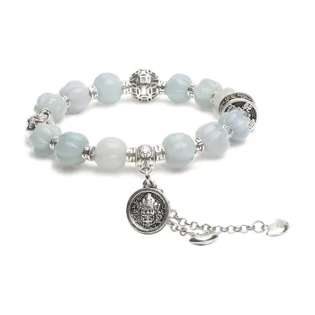 With The Heart Of The Jade Glutinous Jade Jadeite Bracelets Women's
