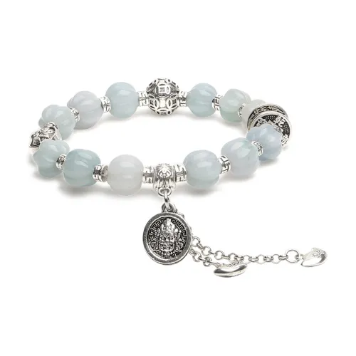 With The Heart Of The Jade Glutinous Jade Jadeite Bracelets Women's