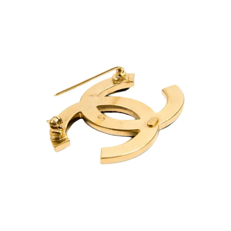 CHANEL 2013 Cc Tweed Brooch-2