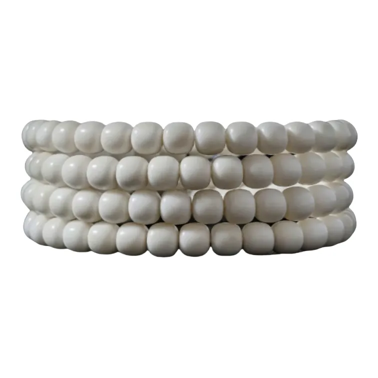 Ji Millennium White Jade Bodhi Bracelets Unisex-0