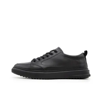 Satchi Slip Resistant Low Top Skateboard Shoes Men's Black