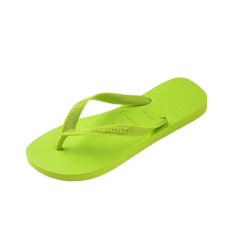 Havaianas Abrasion Resistant Flip Flops Unisex Lime-2