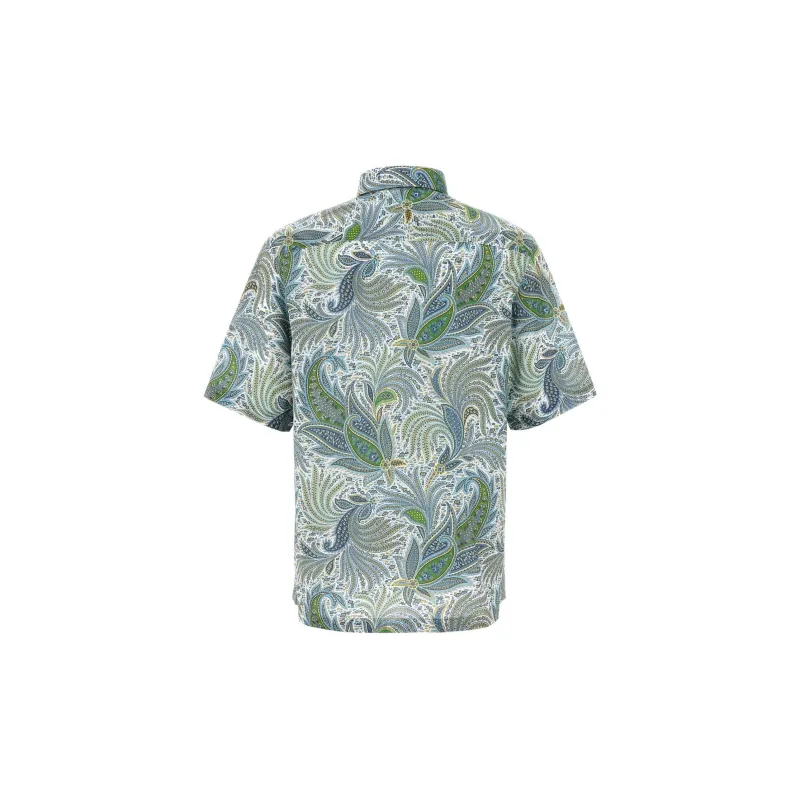 ETRO Paisley Printed Short Sleeved Shirt-1