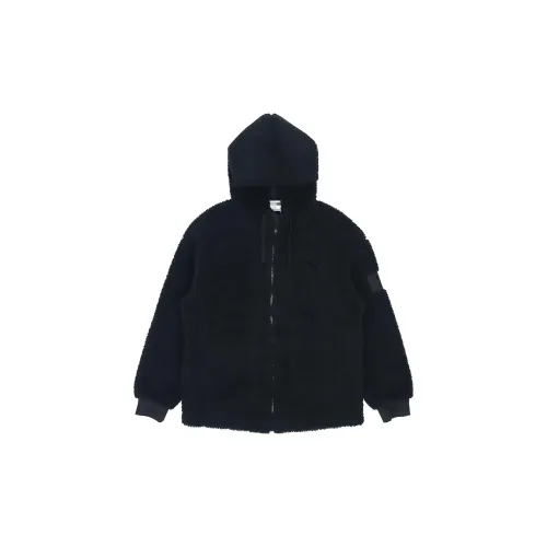 PUMA Casual Velvet Jackets Men Black
