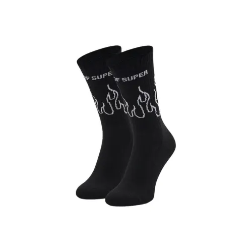 Vision Of Super Knee High Socks Men's 1 Pack Black