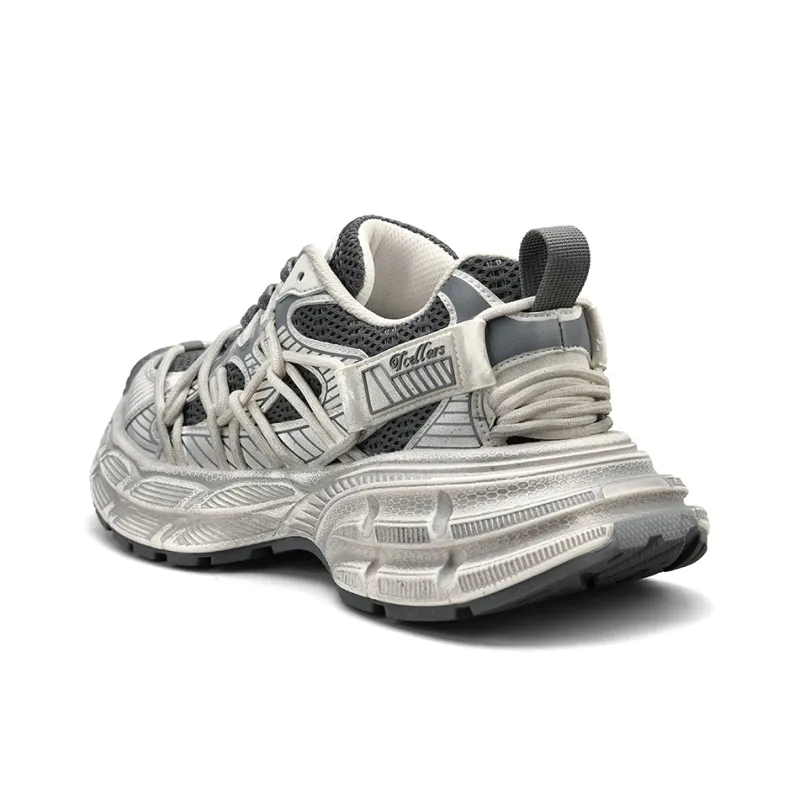 TCELLARS Cushioning, Abrasion Resistant, Height Increasing Low Top Chunky Sneakers Men's-8