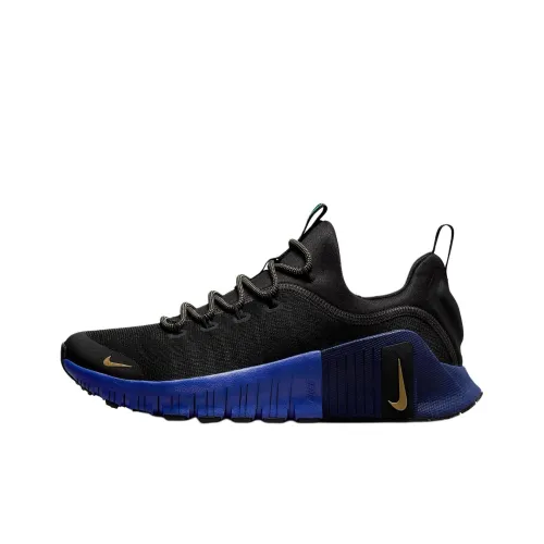 Nike Free Metcon 6 Amp Black Deep Night Blue Void Copper Moon Women's