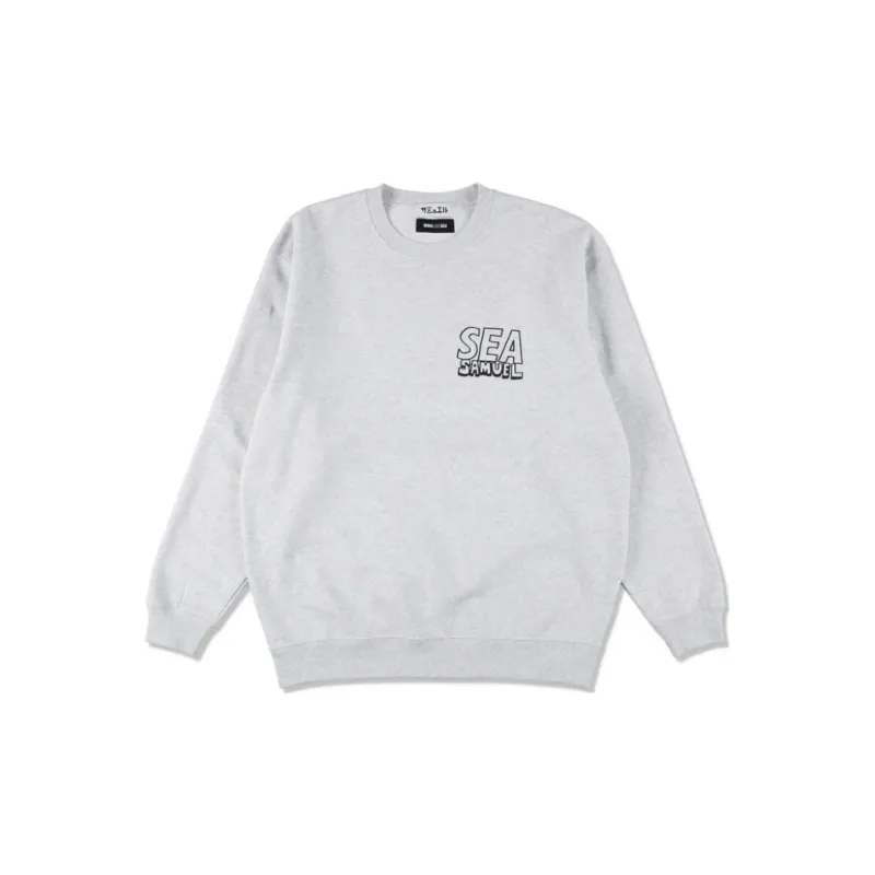 WIND AND SEA SS25 SAMUEL X WDS Sweatshirt Unisex Gray-1