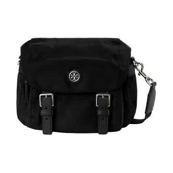 TORY BURCH Nylon Small Messenger Black