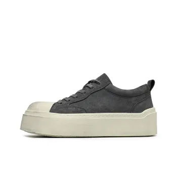 ΛOLUNKΛ Anti Slip And Wear Resistant Height Increasing Low Top Skateboard Shoes Men's