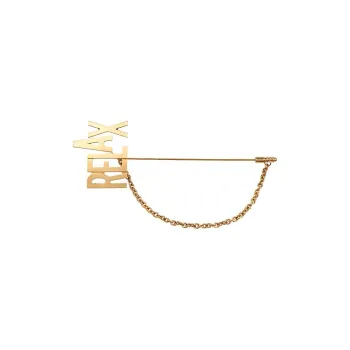 MOSCHINO Relax Lettering Chain Linked Pin