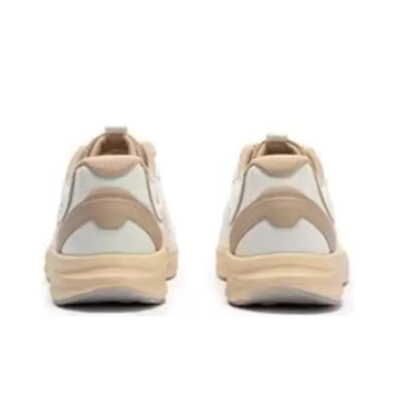 361° Wear Resistant Low Top Casual Running Shoes Men's White Brown-2