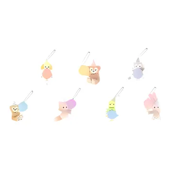 Disney 40th Anniversary Balloon Dolls Plush Pendant Small Size Tall