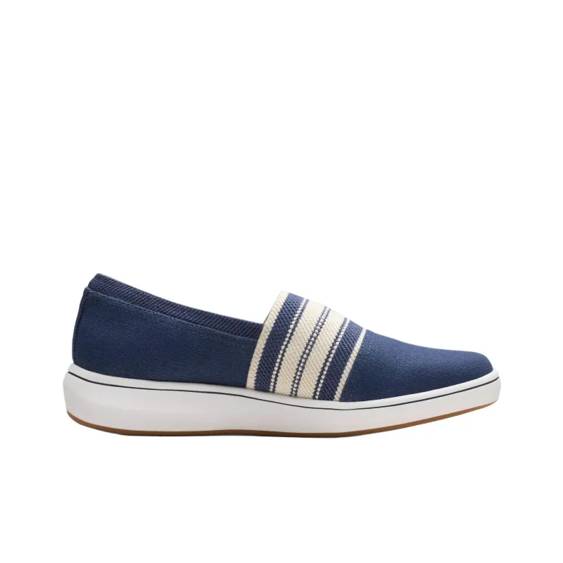 Clarks Breeze Sky Mist Casual Single Shoes 4cm Women's Blue-1