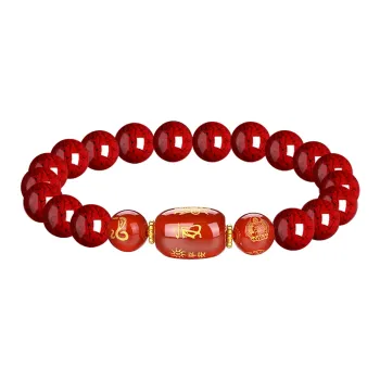 Olampe Reconstructed Cinnabar Bracelets Women's