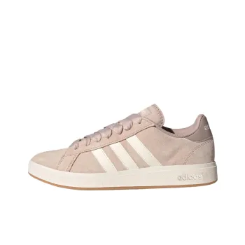 Adidas Grand Court Base 00s Wear Resistant Low Top Skateboard Shoes Men's Brownish white gray