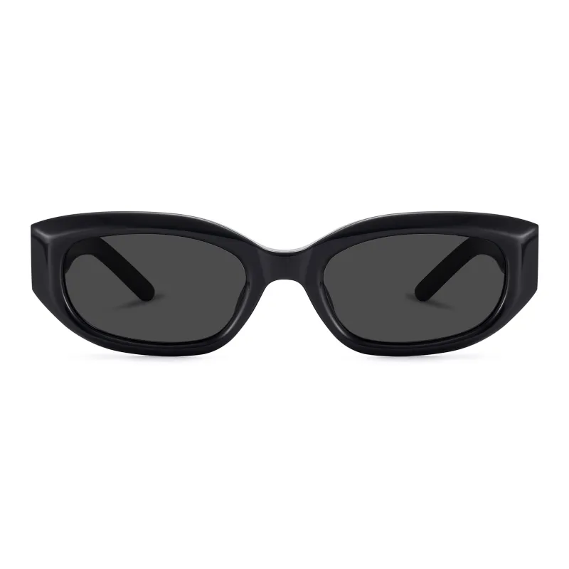 PULAIS TR/Memory Plastic Cat Eye Sunglasses Unisex-2